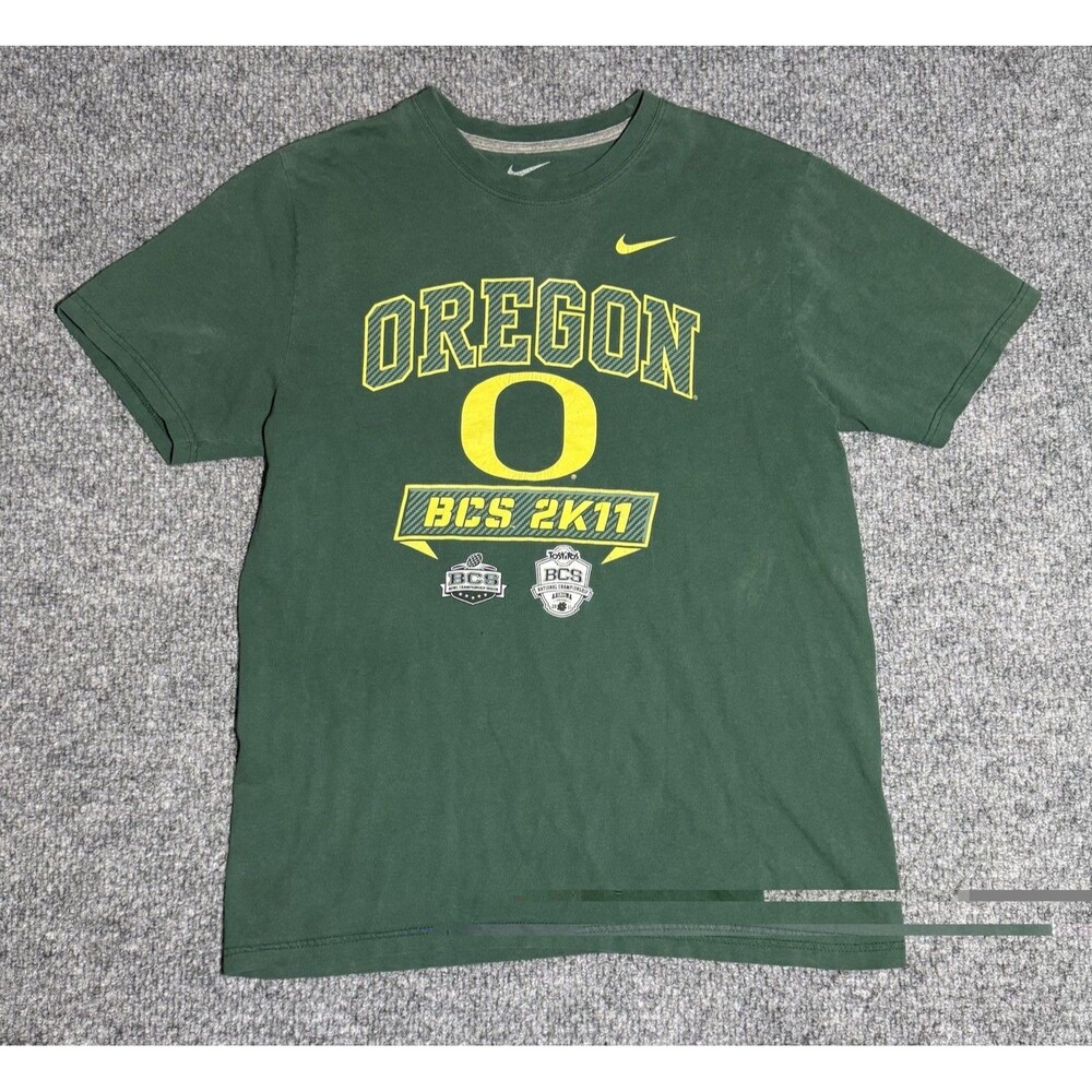 Nike University‎ Of Oregon Ducks T-Shirt 2011 National Championship Men’s Size L